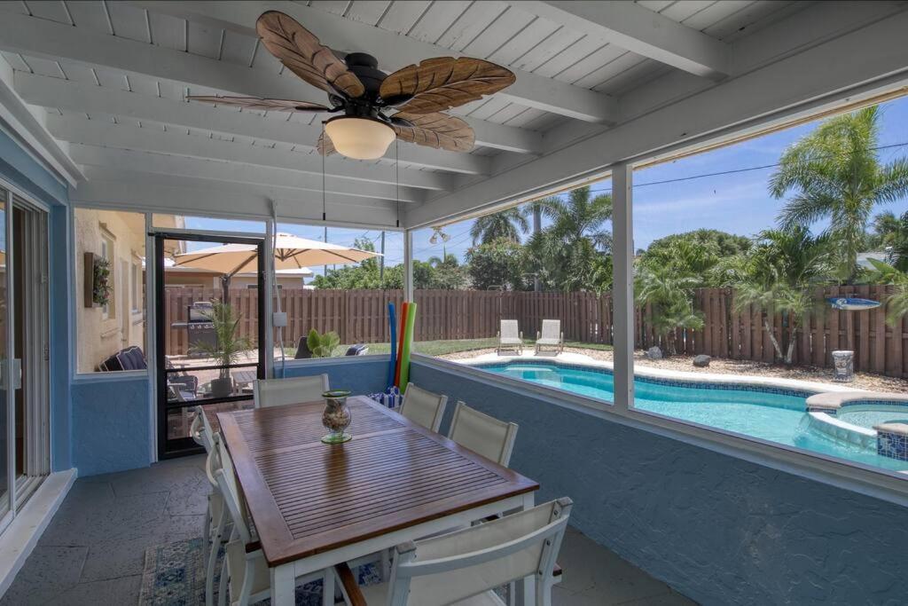 Paradise 4 Min To The Beach With Private Heated Pool Deerfield Beach Exteriör bild